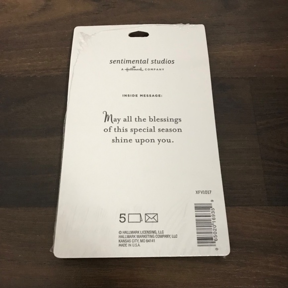 NEW 5 PACK Hallmark Christmas Blessings Cards Candle Sentimental Studios Holiday - Picture 2 of 2